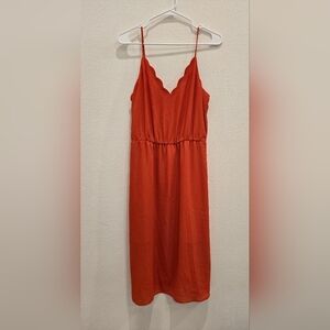 Socialite Red Sleeveless V-Neck‎ Sundress